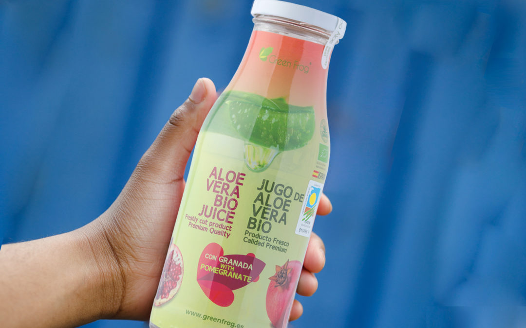 Bebida de Aloe Vera y la granada, una excelente combinación