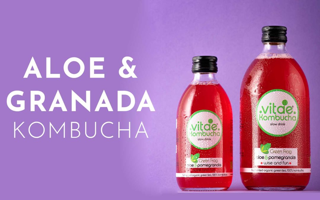 La primera Kombucha ecológica del mercado con Aloe y Granada